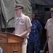 USS Whidbey Island chief petty officer pinning ceremony