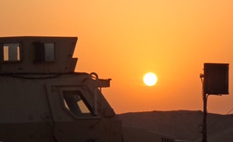 Sunset with MRAP