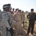 USF and ISF Soldiers and leaders observe mortar rounds