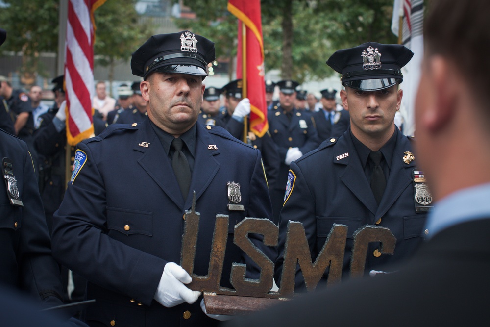 Medal of Honor recipient Marine Sgt. Dakota Meyer tours Ground Zero, Sept. 21