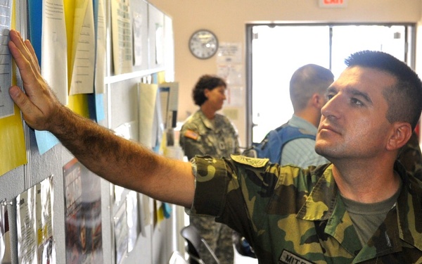 Macedonian officers study mobilization process, facilities at Atterbury-Muscatatuck