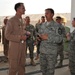 Maj. Gen. Jim Jones tours an undisclosed location in Southwest Asia