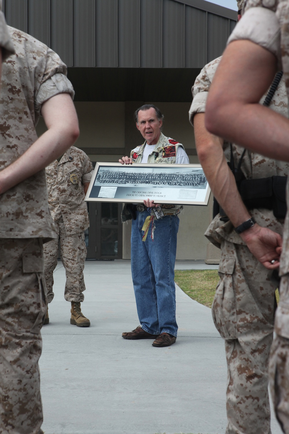 Veteran brings piece of history to Air Station