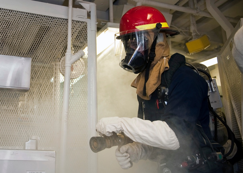 USS Arleigh Burke action