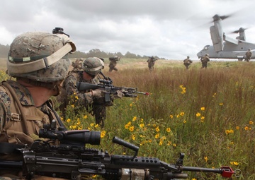 Deployment for training exercise at Army base Fort Pickett
