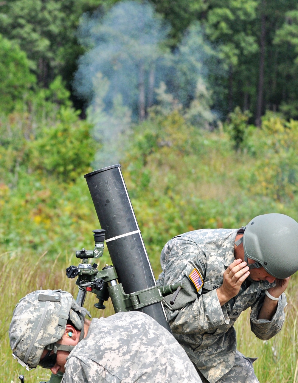 1-116th put mortars on target