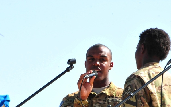 Gospel celebration on Forward Operating Base Sharana celebrates faith and spirit