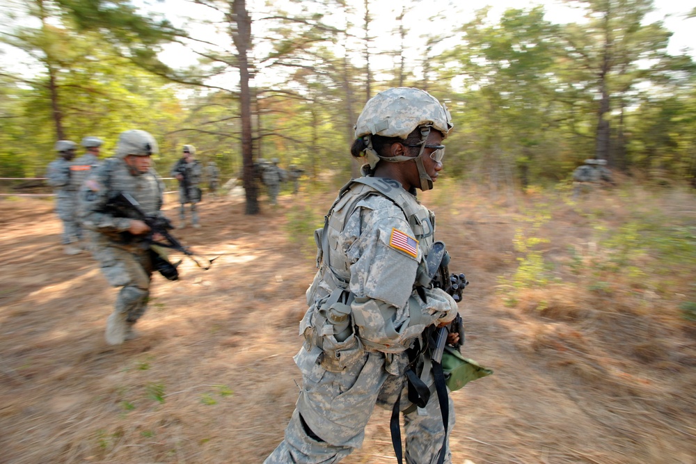 Alpha Troop dismounts