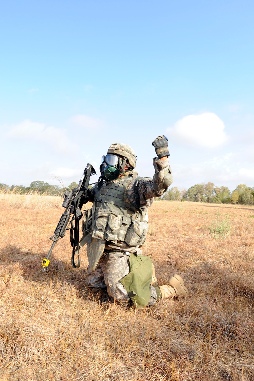 Alpha Troops dismounts