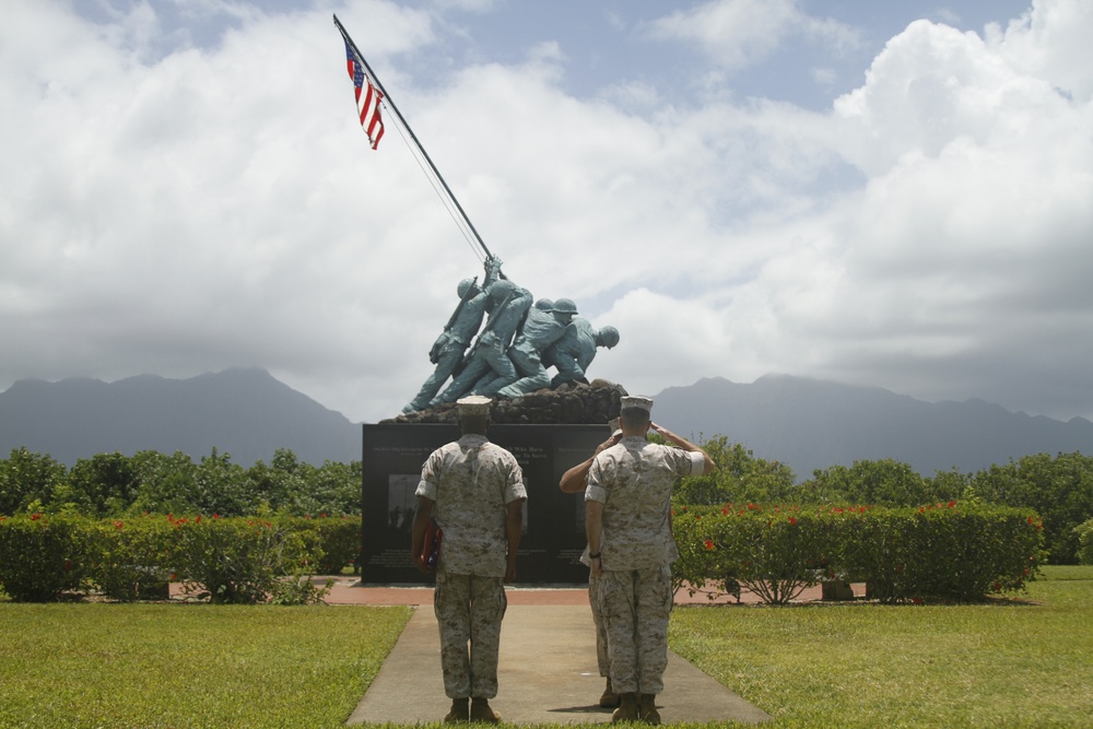 Master Sgt. Terry Adams IV retires