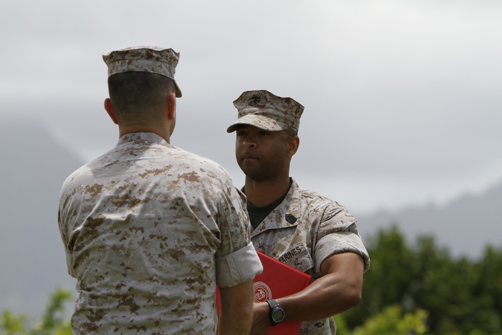 Master Sgt. Terry Adams IV retires