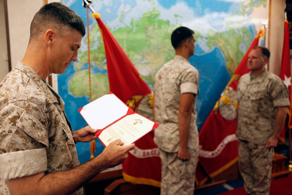 Navy Commendation Medal Ceremony