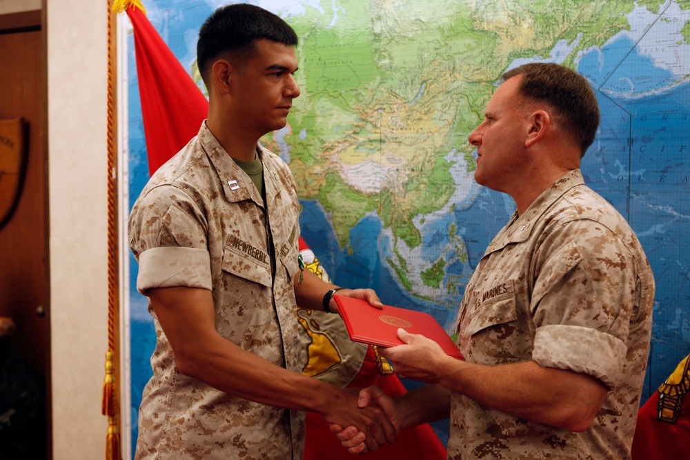 Navy Commendation Medal Ceremony