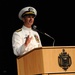 Change of command ceremony at the US Naval Academy