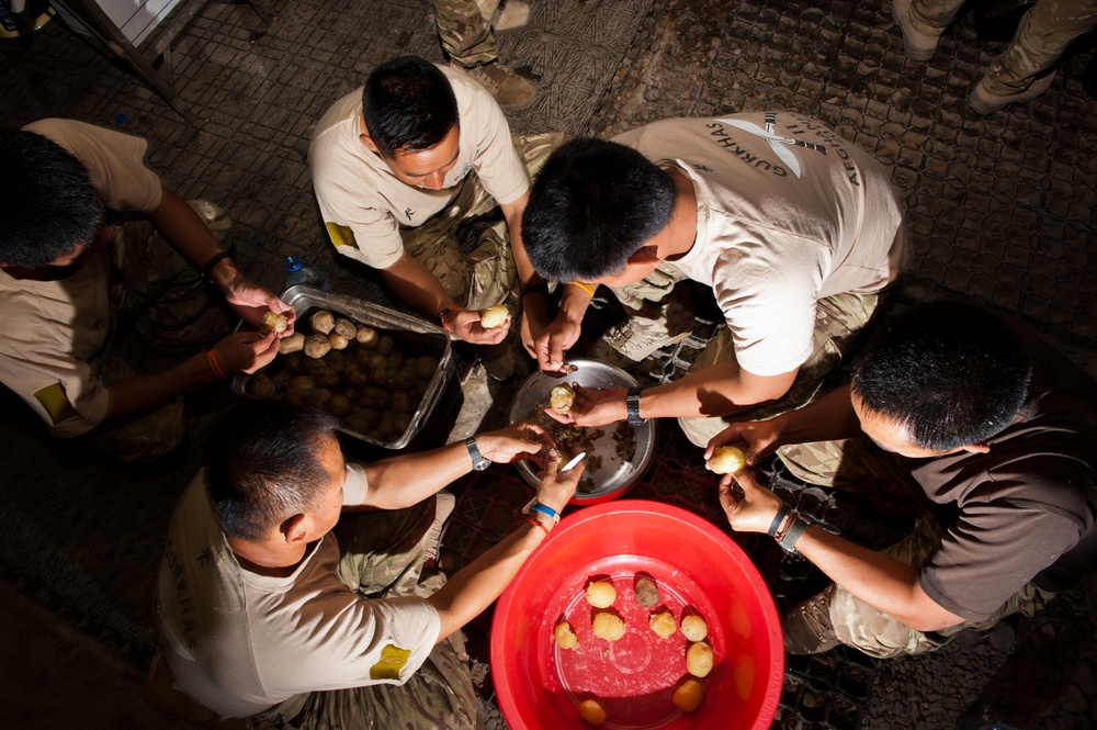 Gurkhas celebrate religious-festival Dashain in Helmand province