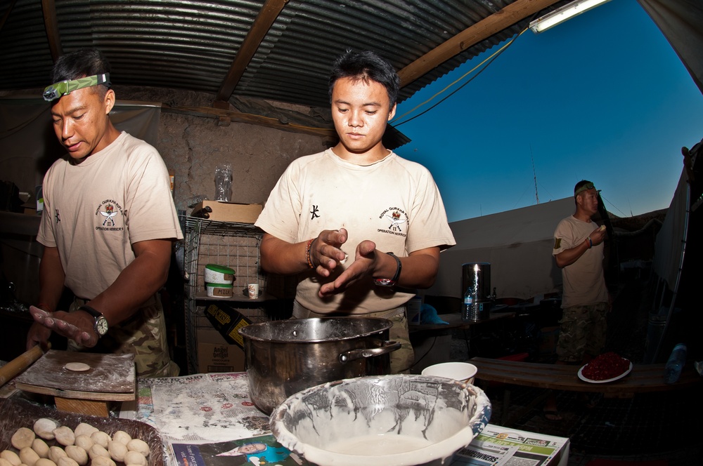 Gurkhas celebrate religious-festival Dashain in Helmand province