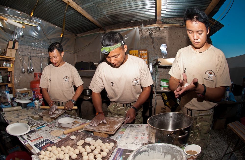 Gurkhas celebrate religious-festival Dashain in Helmand province