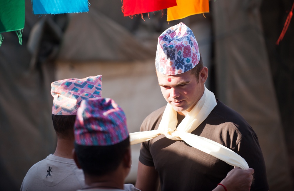 Gurkhas celebrate religious-festival Dashain in Helmand province