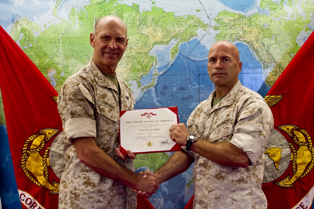 Col. Ward receives Legion of Merit