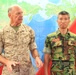 ROK Marine Lt. Col. Lee receives award from MARFORPAC CG