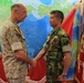 ROK Marine Lt. Col. Lee receives award from MARFORPAC CG