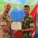 ROK Marine Lt. Col. Lee receives award from MARFORPAC CG