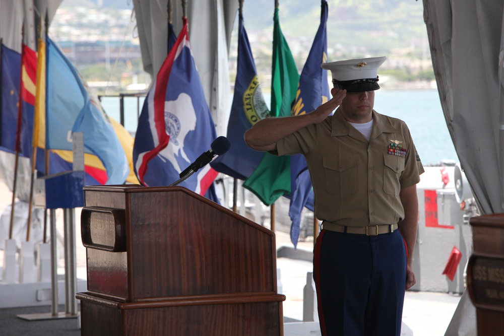 Retirement ceremony for Master Gunnery Sgt. Eduardo Rodriguez