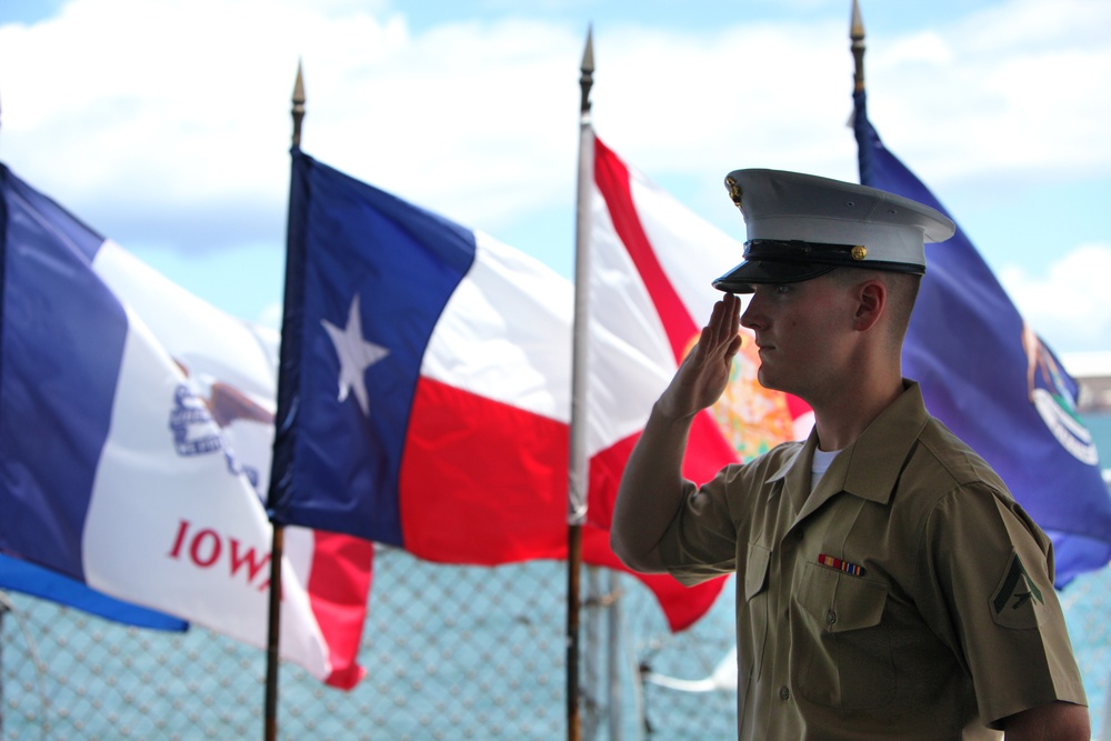 Retirement ceremony for Master Gunnery Sgt. Eduardo Rodriguez