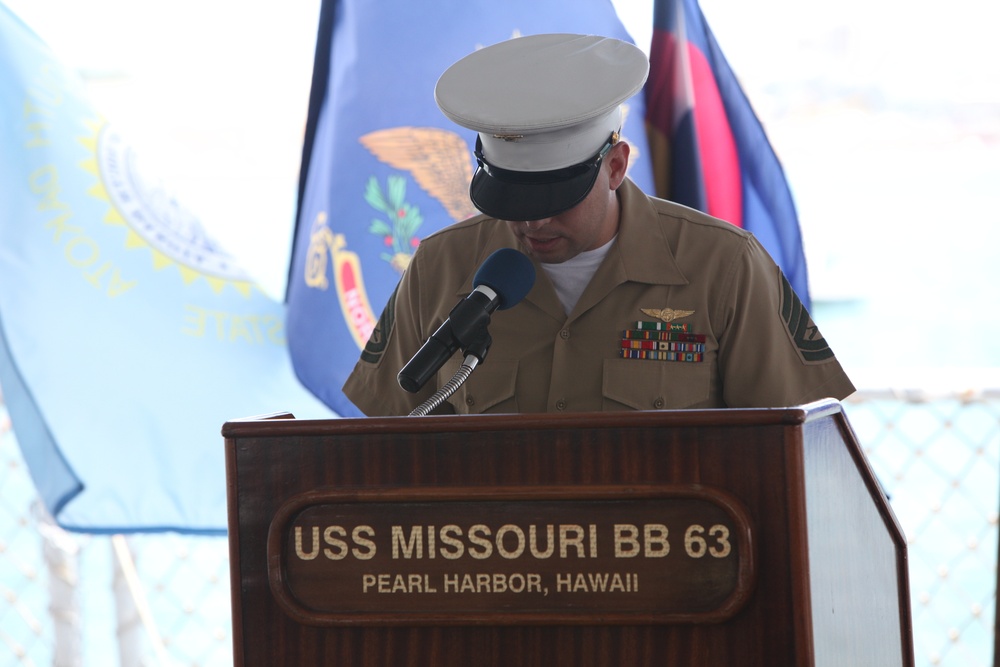 Retirement ceremony for Master Gunnery Sgt. Eduardo Rodriguez