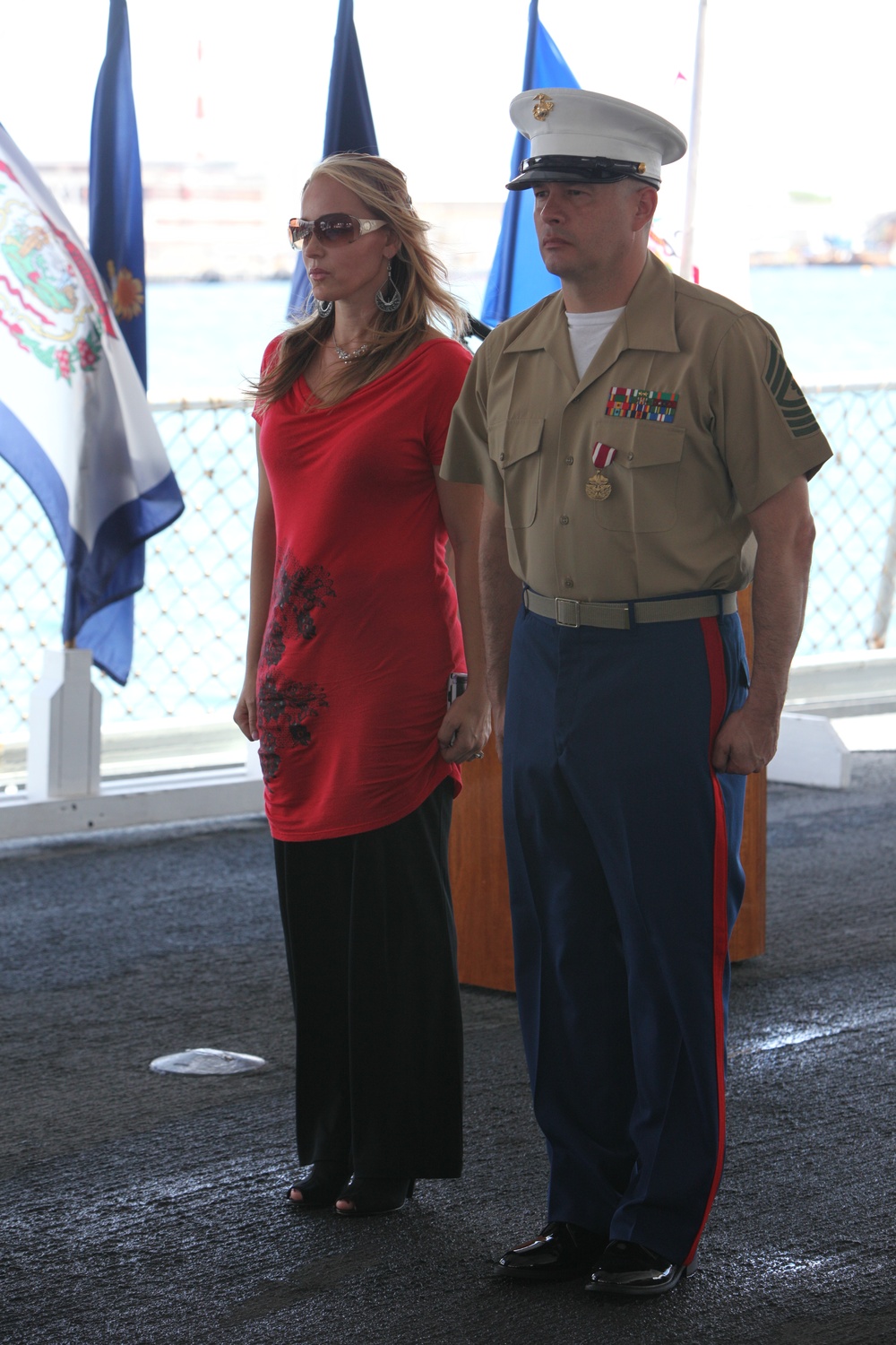 Retirement ceremony for Master Gunnery Sgt. Eduardo Rodriguez