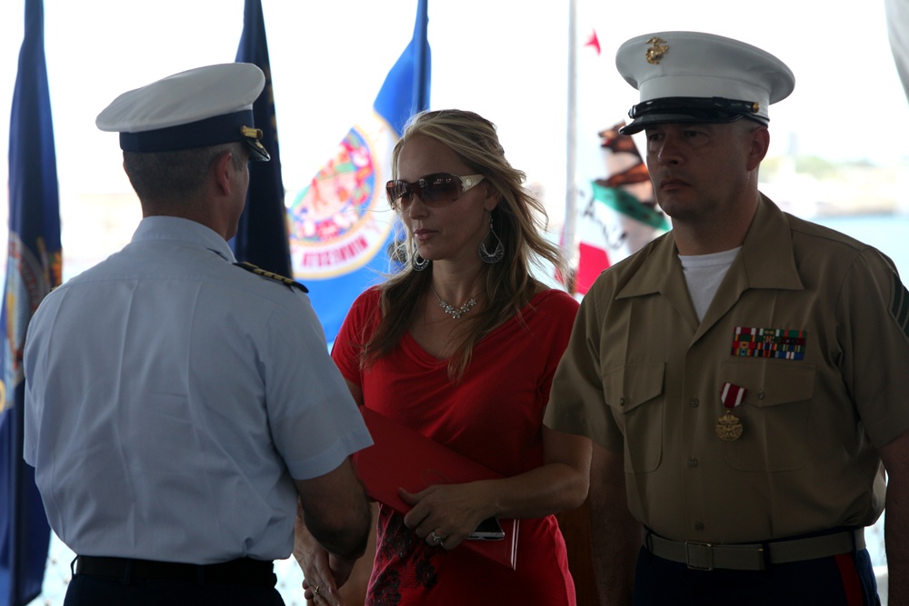 Retirement ceremony for Master Gunnery Sgt. Eduardo Rodriguez