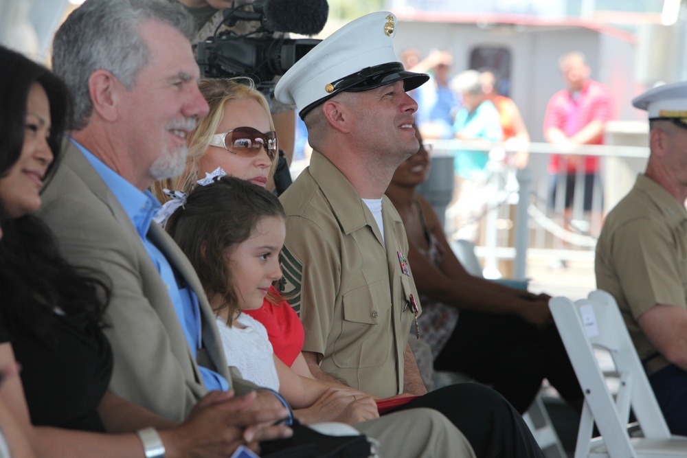 Retirement ceremony for Master Gunnery Sgt. Eduardo Rodriguez