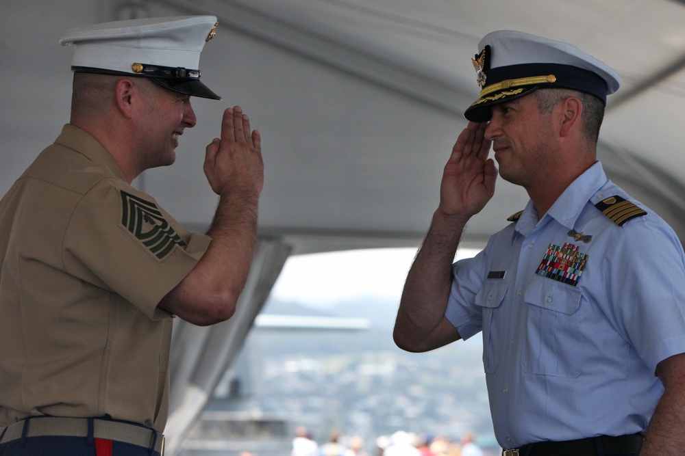 Retirement ceremony for Master Gunnery Sgt. Eduardo Rodriguez