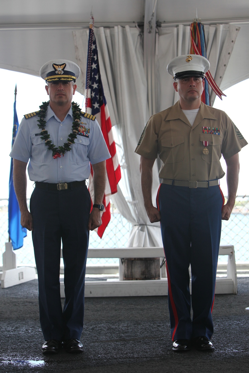 Retirement ceremony for Master Gunnery Sgt. Eduardo Rodriguez