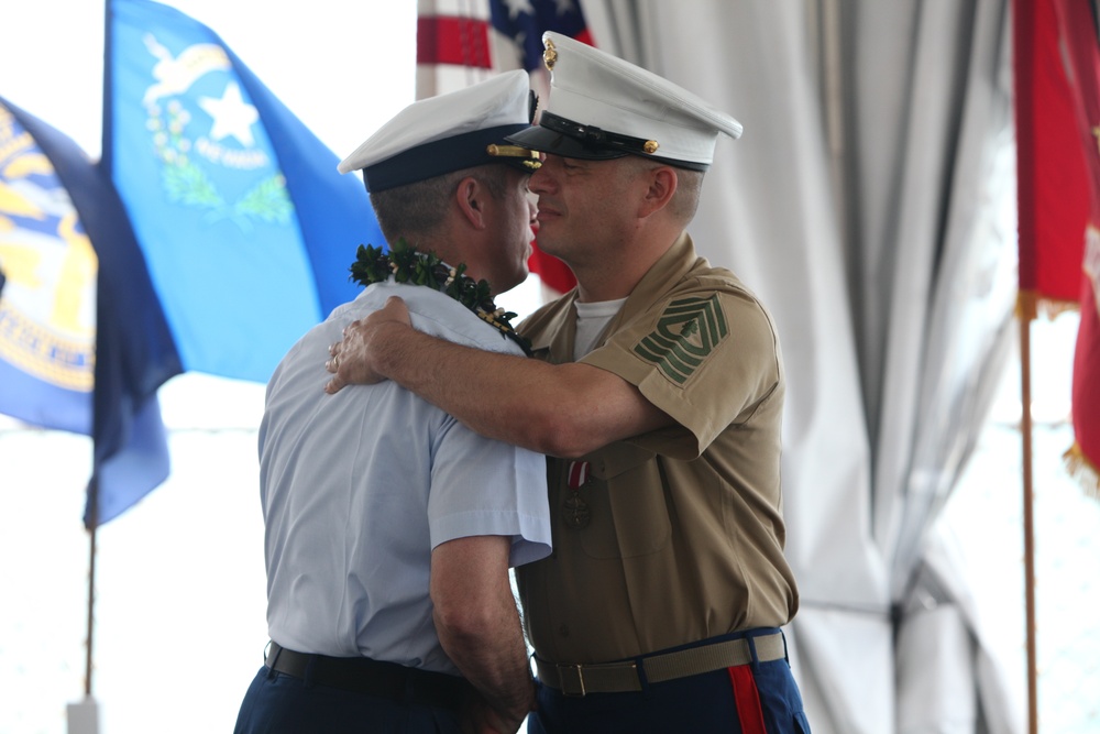 Retirement ceremony for Master Gunnery Sgt. Eduardo Rodriguez