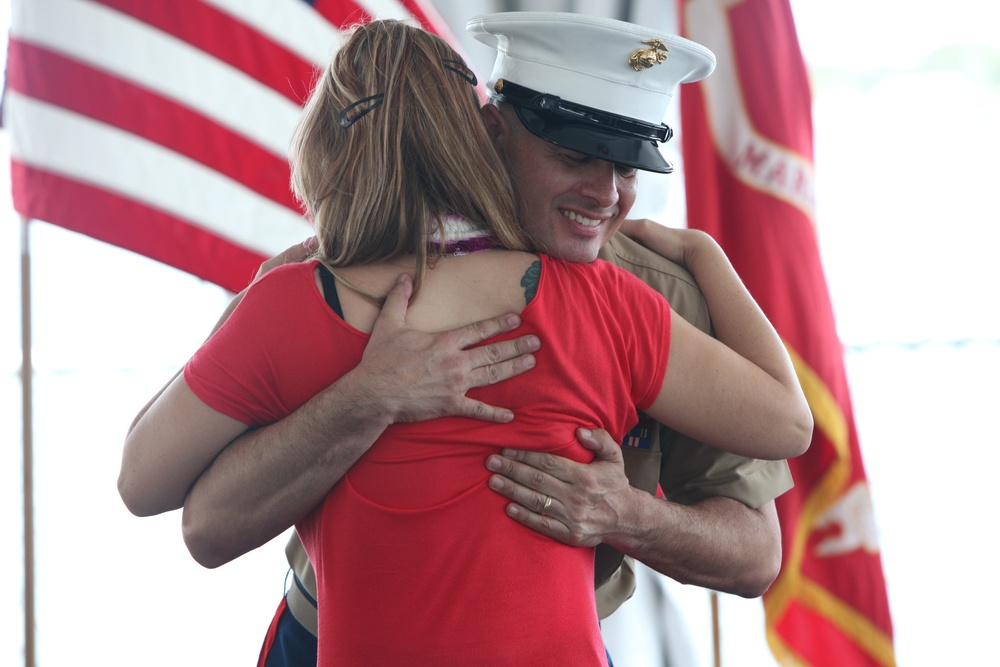 Retirement ceremony for Master Gunnery Sgt. Eduardo Rodriguez