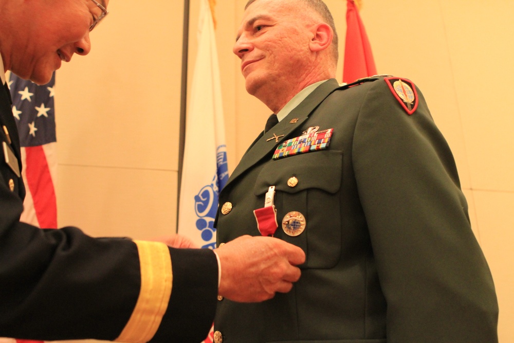 Col. Michael F. Davino receives the Legion of Merit