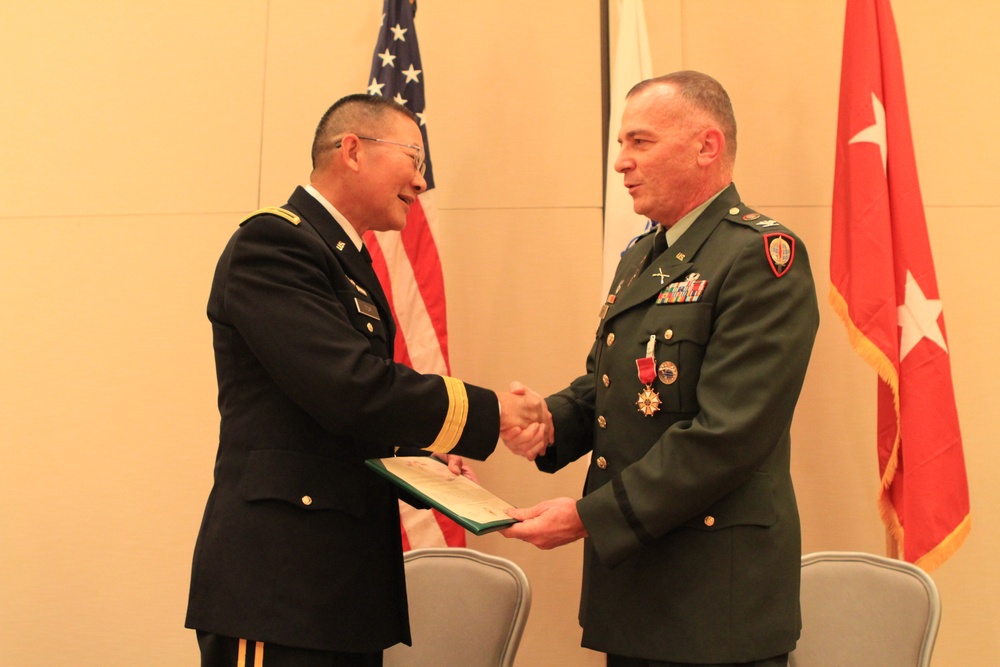 Col. Michael F. Davino receives the Legion of Merit