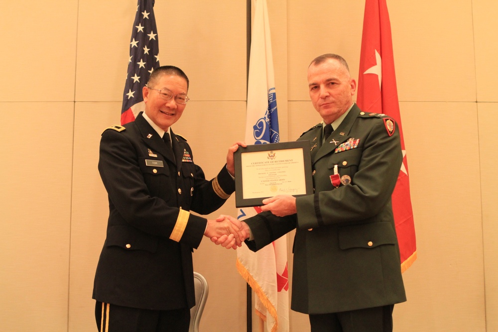 Col. Michael F. Davino receives the Legion of Merit