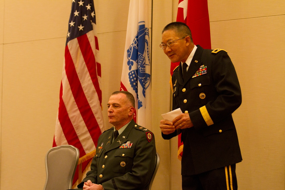 Col. Michael F. Davino receives the Legion of Merit