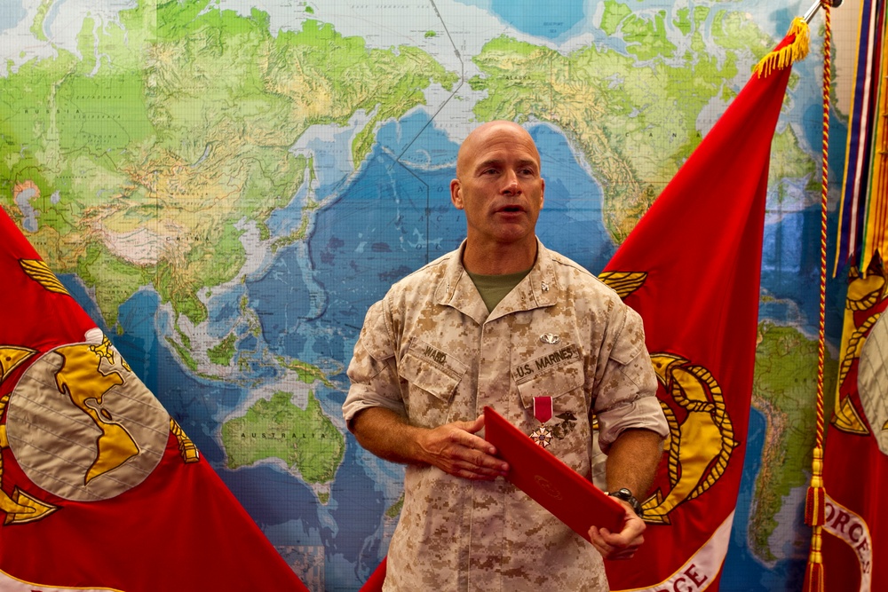 Col. Ward receives Legion of Merit