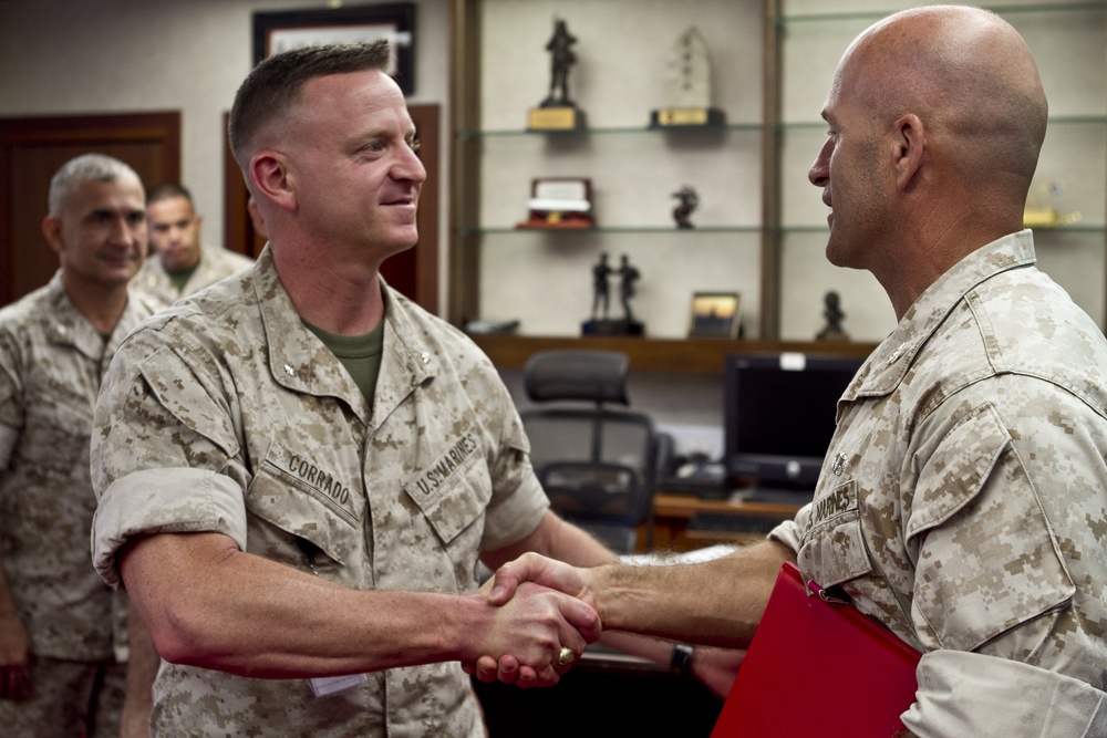 Col. Ward receives Legion of Merit