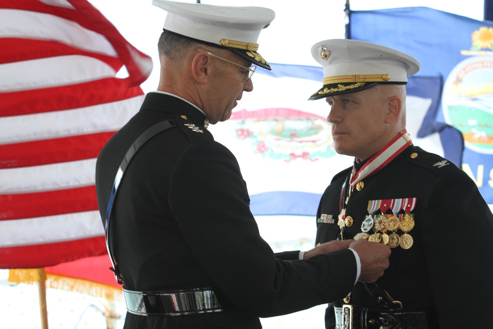 Col. Dan Melton's retirement ceremony