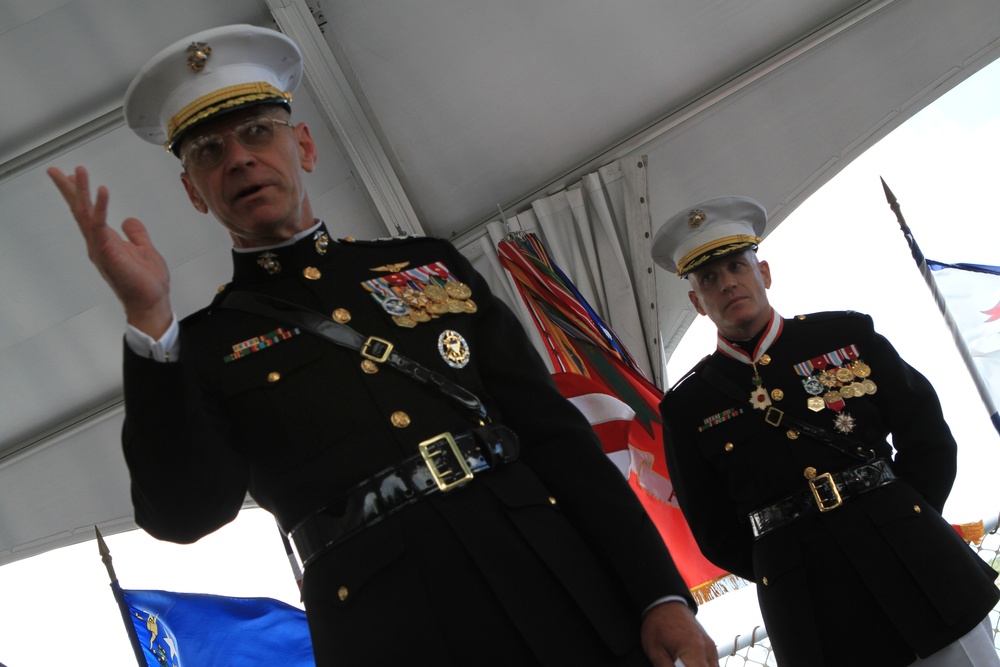 Col. Dan Melton's retirement ceremony