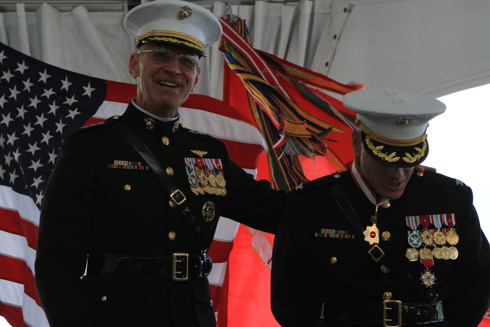 Col. Dan Melton's retirement ceremony