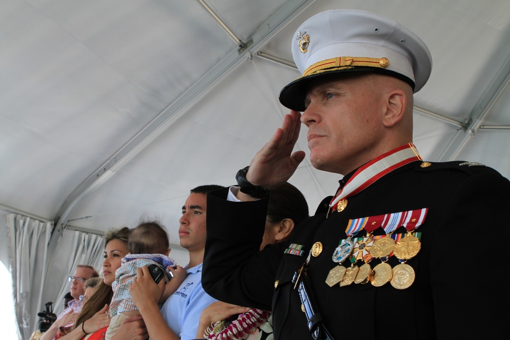 Col. Dan Melton's retirement ceremony