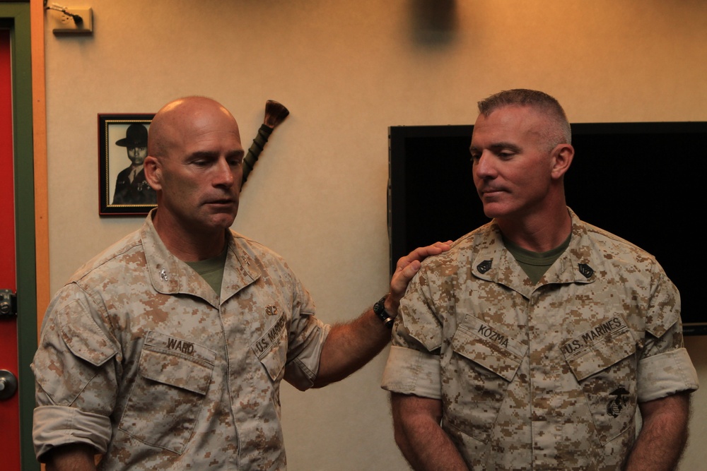 Kozma receives Navy Commendation Medal