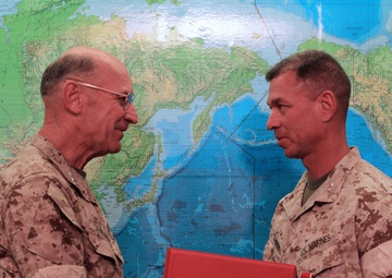 Col. Blankenship award ceremony