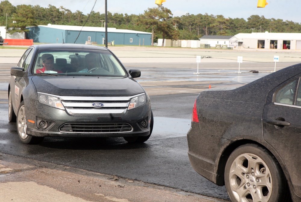 Marines, sailors get schooled by the Richard Petty Driver Experience