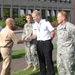 SHAPE soccer team presents jersey to Supreme Allied Commander Europe